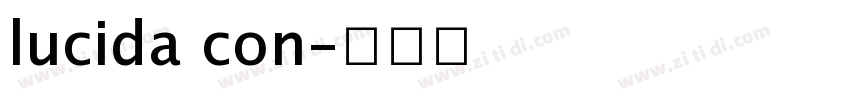 lucida con字体转换